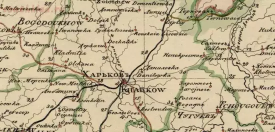 Генеральная карта Харьковской губернии 1821 года - screenshot_5413.webp