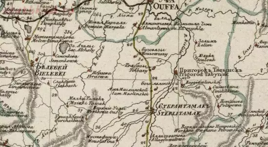 Генеральная карта Оренбургской губернии 1829 года - screenshot_5469.webp
