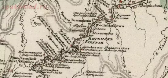 Генеральная карта Иркутской губернии 1829 года - screenshot_5477.webp