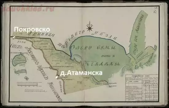 Планы Семипалатинского уезда Тобольской губернии 1798 года - 3  Семипалатинский 1798 5 верст.webp