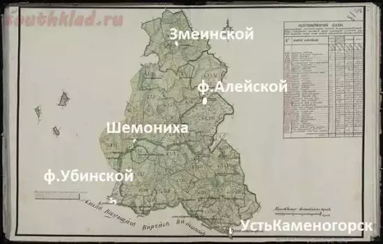 Планы Семипалатинского уезда Тобольской губернии 1798 года - 12 Семипалатинский 1798 5 верст.webp