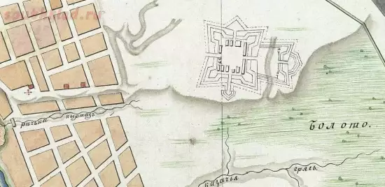 План уездного города Кузнецка 1821 года - screenshot_5773.webp