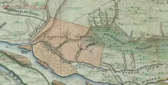План уездного города Кузнецка 1821 года - screenshot_5775.webp