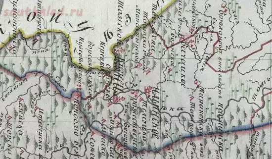 Карта Кузнецкого уезда 1821 года - screenshot_5821.webp