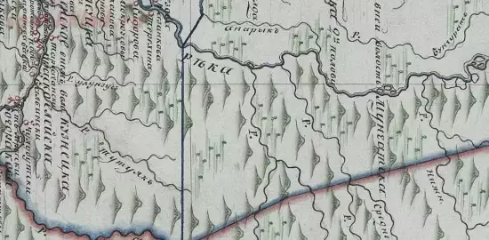 Карта Кузнецкого уезда Кузнецкого управительства 1821 года - screenshot_5827.webp
