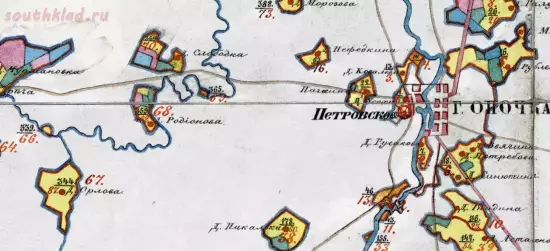 Карта Опочецкого уезда Псковской губернии 1873 года - screenshot_202.webp