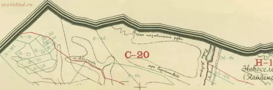 Карта Суджанского уезда Курской губернии 1910 года - sudg1910.webp