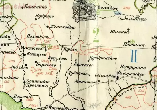 Карта Ярославского уезда Ярославской губернии 1909 года - yar-1909obr1.webp