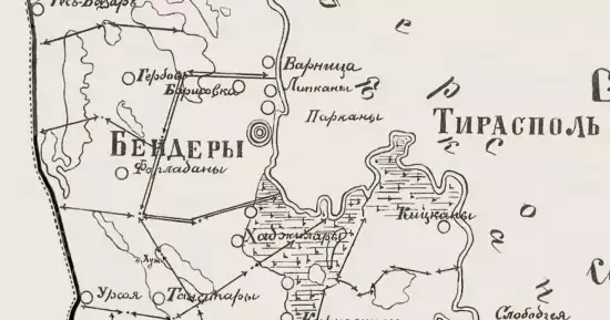 Генеральная карта Бессарабии собственно так называемой, или Буджака 1899 года - screenshot_431.webp