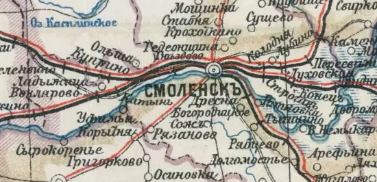 Карта Верхнего Поднепровья и Белоруссии 1900 года - screenshot_615.webp