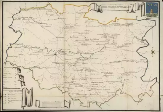 Топографическая карта Тамбовского наместничества Тамбовского уезда 1787 года - screenshot_668.webp