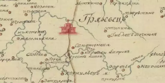 Карта Грязовецкой округи 1784 года - screenshot_703.webp