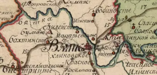 Генеральная геометрическая карта Вятской губернии 1805 года - screenshot_791.webp