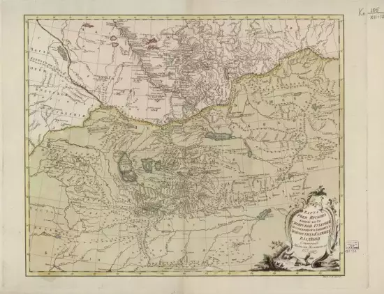 Карта Реки Иртыш южную часть Сибирской Губернии протекающей и бывших Зенгорских Калмык Владъниий 1777 года - screenshot_807.webp