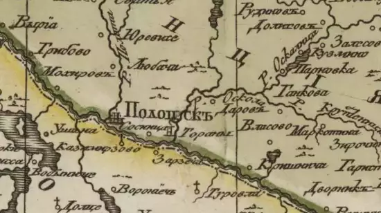 Генеральная географическая карта Псковской и Могилевской губерний, на провинции разделенных 1773 года - screenshot_816.webp