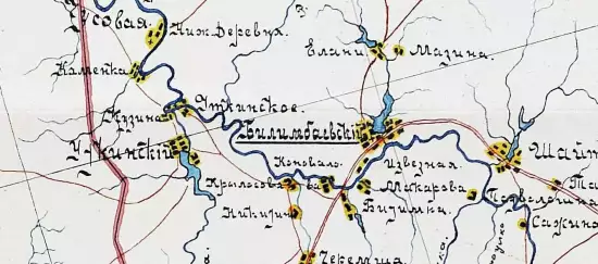 Карта окрестности Билимбаевского завода 1906 года - screenshot_1066.webp
