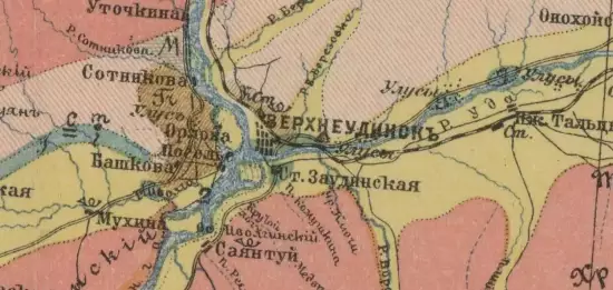 Геологическая карта Селенгинской Даурии 1895-98 гг. - screenshot_1139.webp