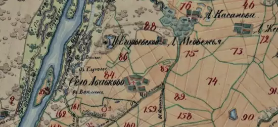 Генеральный план Горбатовского уезда Нижегородской губернии 1800 года - screenshot_1551.webp
