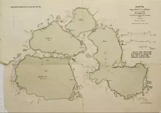 Карта озер Ямбуто и Нейте 1908 год - 3934831.webp