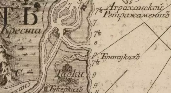 Генеральная карта Каспийского моря 1796 года - screenshot_901.webp