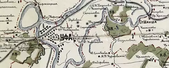 Карта Уфимского уезда Уфимской губернии 1911 года - screenshot_909.webp
