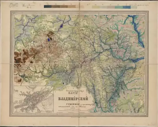 Гипсометрическая карта Владимирской губернии и прилегающих местностей 1899 года - screenshot_1300.webp