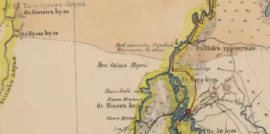 Карта Закаспийского края составленная по новейшим сведениям 1875 года - screenshot_1326.webp