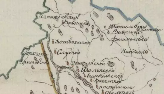 Карта Шенкурского уезда Архангельской губернии - screenshot_1757.webp