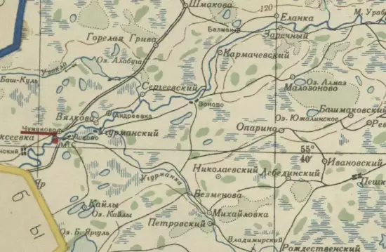 Карта Михайловского района Новосибирской области 1944 года - screenshot_1989.webp