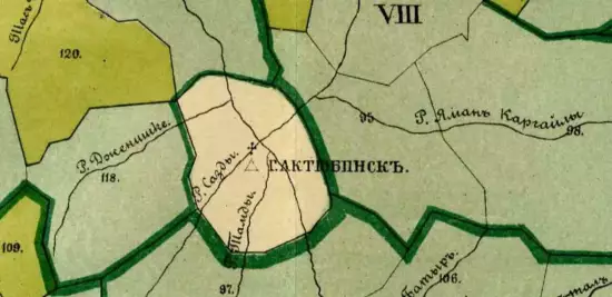 Карта Киргизского землепользования Актюбинского уезда Тургайской области 1899 года - screenshot_2010.webp