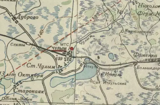Карта Чулымского района Новосибирской области 1944 года - screenshot_2032.webp