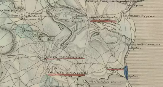 Топографическая Карта Полуострова Крыма 1842 год - screenshot_2095.webp