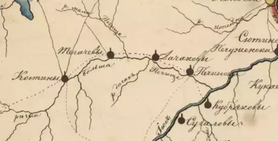 Карта Енисейской губернии Ачинского округа 1859 год -  Енисейской губернии Ачинского округа 1859 год (1).webp