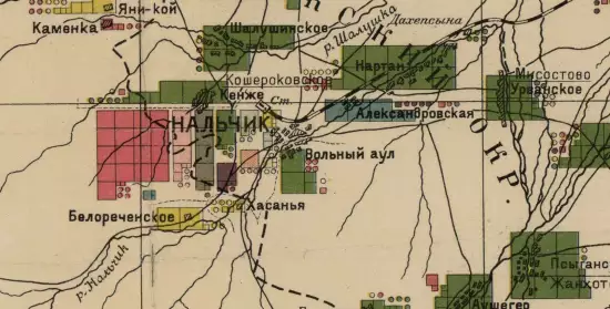 Этнографическая карта Кабарды и Балкарии 1930 года - screenshot_2381.webp
