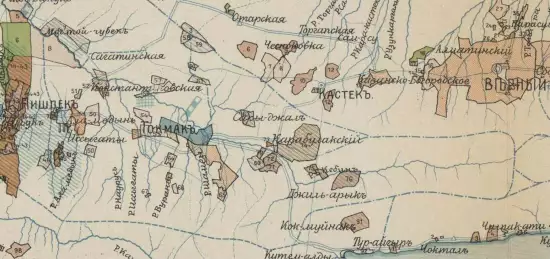 Карта Семиреченского переселенческого района 1910 года - screenshot_2484.webp