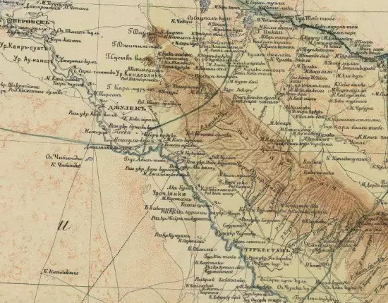Карта Туркестанского военного округа 1877 года - screenshot_2537.webp