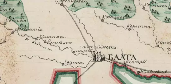 Карта Балтского повета уезда 1802, 1809 и 1815 гг. - screenshot_2593.webp