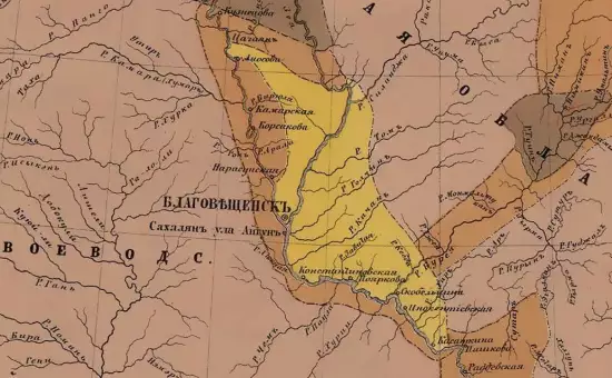 Общеобзорная геологическая карта Приамурского края 1868 года - screenshot_2685.webp