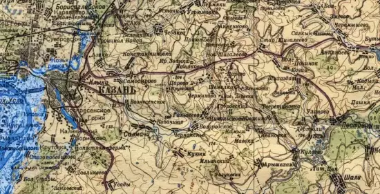 Топографическая карта части Татарстана 1946 года -  карта части Татарстана 1946 года (1).webp