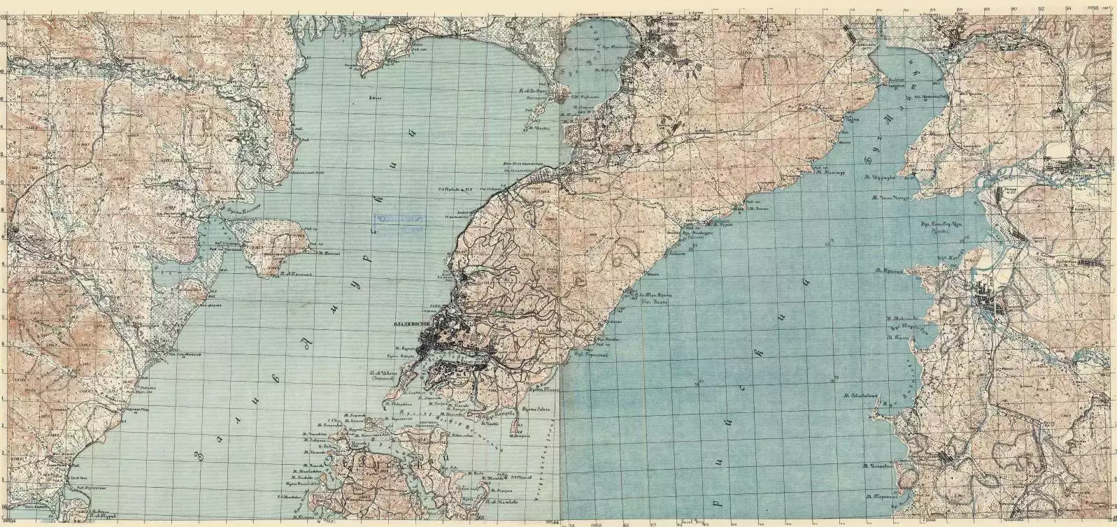 Карта ркка 1941 приморского края