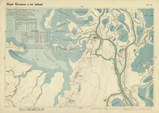 Судоходная карта озера Ильмень и его поймы 1926 года - screenshot_3232.webp