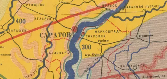 Экономическая карта Европейской части СССР с подвижными диаграммами 1928 год - screenshot_3256.webp