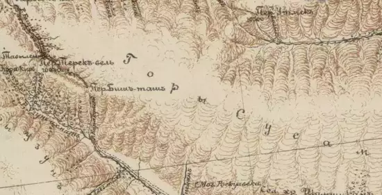 Карта Нарынского края по рекогносцировке в 1868 - 1869 года -  Нарымского края по рекогносцировке в 1868 - 1869 года (1).webp