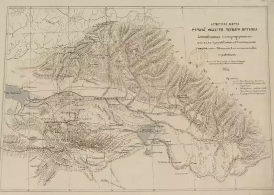 Отчетная карта речной области Черного Иртыша 1873 года -  карта речной области Черного Иртыша 1873 года (2).webp