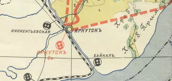 Общая карта районов ж.д. Иркутск-Бодайбо и Тулун-Усть-Кут-Бодайбо 1915 года - screenshot_3306.webp