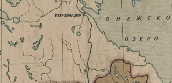 Карта геоботанических районов Ленинградской области 1934 года - screenshot_3317.webp