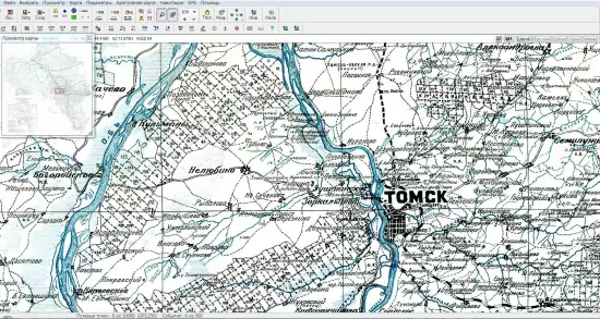 Карта Томской губернии 1921 года 10 верст - screenshot_3360.webp