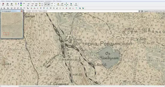 Карта Свердловского округа Уральской области 1928 года - screenshot_3364.webp