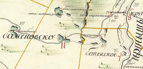 Карта Омского уезда Тобольской губернии 1784 года - screenshot_3393.webp