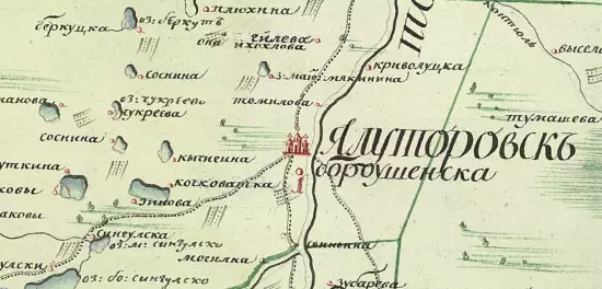 Карта Ялуторовского уезда Тобольской губернии 1784 года - screenshot_3395.webp
